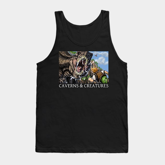 Caverns & Creatures: The Land Before Tim Tank Top by robertbevan